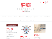 Tablet Screenshot of forticamp.pl
